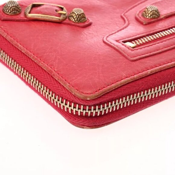 BALENCIAGA Zip Around long wallet Pink Long wallet - Picture 8 of 12